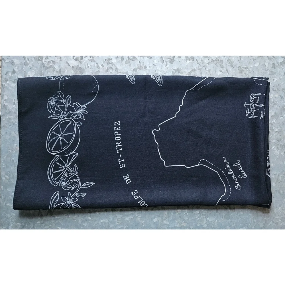 J. Crew Oversized Printed Silk Bandana
